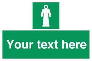 Custom sign safe condition Survival clothing